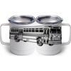 10 oz. White Stainless Steel Coffee Mug Thumbnail