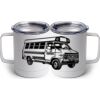 10 oz. White Stainless Steel Coffee Mug Thumbnail