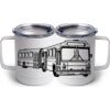 10 oz. White Stainless Steel Coffee Mug Thumbnail