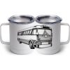 10 oz. White Stainless Steel Coffee Mug Thumbnail