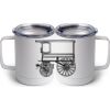 10 oz. White Stainless Steel Coffee Mug Thumbnail