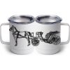 10 oz. White Stainless Steel Coffee Mug Thumbnail