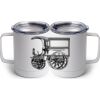 10 oz. White Stainless Steel Coffee Mug Thumbnail