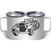 10 oz. White Stainless Steel Coffee Mug Thumbnail