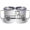 10 oz. White Stainless Steel Coffee Mug Thumbnail