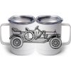 10 oz. White Stainless Steel Coffee Mug Thumbnail