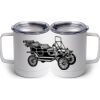 10 oz. White Stainless Steel Coffee Mug Thumbnail