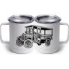 10 oz. White Stainless Steel Coffee Mug Thumbnail