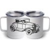 10 oz. White Stainless Steel Coffee Mug Thumbnail