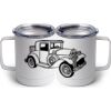 10 oz. White Stainless Steel Coffee Mug Thumbnail