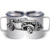 10 oz. White Stainless Steel Coffee Mug Thumbnail