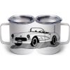 10 oz. White Stainless Steel Coffee Mug Thumbnail