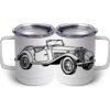10 oz. White Stainless Steel Coffee Mug Thumbnail