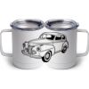 10 oz. White Stainless Steel Coffee Mug Thumbnail
