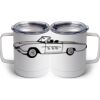 10 oz. White Stainless Steel Coffee Mug Thumbnail