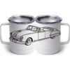 10 oz. White Stainless Steel Coffee Mug Thumbnail