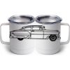 10 oz. White Stainless Steel Coffee Mug Thumbnail