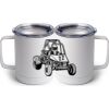 10 oz. White Stainless Steel Coffee Mug Thumbnail