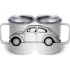 10 oz. White Stainless Steel Coffee Mug Thumbnail