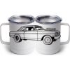 10 oz. White Stainless Steel Coffee Mug Thumbnail