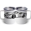 10 oz. White Stainless Steel Coffee Mug Thumbnail