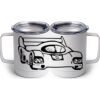 10 oz. White Stainless Steel Coffee Mug Thumbnail