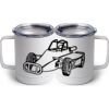 10 oz. White Stainless Steel Coffee Mug Thumbnail