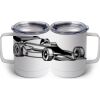 10 oz. White Stainless Steel Coffee Mug Thumbnail