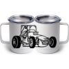10 oz. White Stainless Steel Coffee Mug Thumbnail
