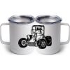 10 oz. White Stainless Steel Coffee Mug Thumbnail
