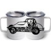 10 oz. White Stainless Steel Coffee Mug Thumbnail