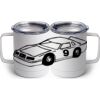 10 oz. White Stainless Steel Coffee Mug Thumbnail