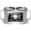 10 oz. White Stainless Steel Coffee Mug Thumbnail