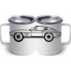 10 oz. White Stainless Steel Coffee Mug Thumbnail