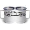 10 oz. White Stainless Steel Coffee Mug Thumbnail