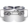 10 oz. White Stainless Steel Coffee Mug Thumbnail