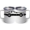 10 oz. White Stainless Steel Coffee Mug Thumbnail