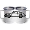 10 oz. White Stainless Steel Coffee Mug Thumbnail