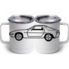 10 oz. White Stainless Steel Coffee Mug Thumbnail