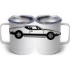 10 oz. White Stainless Steel Coffee Mug Thumbnail