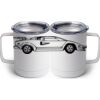 10 oz. White Stainless Steel Coffee Mug Thumbnail