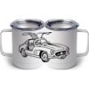 10 oz. White Stainless Steel Coffee Mug Thumbnail