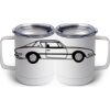 10 oz. White Stainless Steel Coffee Mug Thumbnail