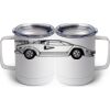 10 oz. White Stainless Steel Coffee Mug Thumbnail