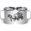 10 oz. White Stainless Steel Coffee Mug Thumbnail