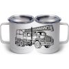 10 oz. White Stainless Steel Coffee Mug Thumbnail