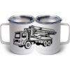 10 oz. White Stainless Steel Coffee Mug Thumbnail