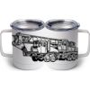 10 oz. White Stainless Steel Coffee Mug Thumbnail