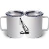 10 oz. White Stainless Steel Coffee Mug Thumbnail