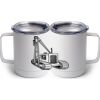 10 oz. White Stainless Steel Coffee Mug Thumbnail